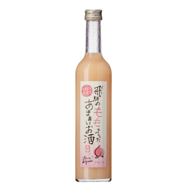 画像1: あまぁいもものお酒 500ml（化粧箱付） (1)