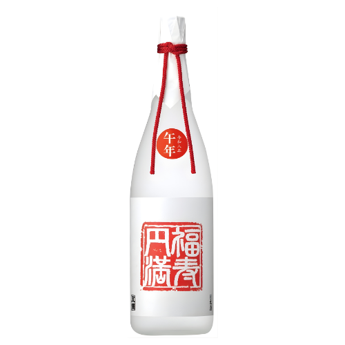 『2026年１月１日AM着』福寿円満　純米大吟醸 1800ml　（吉祥蓬莱　干支〆飾り）